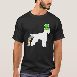 T-shirt St Patrick's Day Rainbow Dog  Lagotto Romagnolo