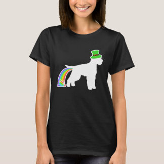 T-shirt St Patrick's Day Rainbow Dog  Lagotto Romagnolo