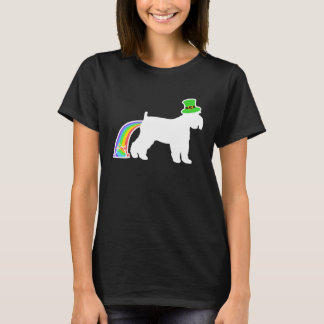T-shirt St Patrick's Day Rainbow Dog Schnauzer