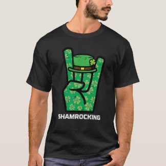 T-shirt St Patricks Day Rock Hand Saint Paddys Rocker Men