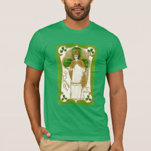 T-SHIRT ST.PATRICK'S DAY SHAMROCKS VERTS ET TRINITÉ