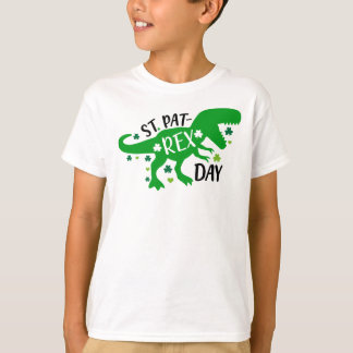 T-shirt St Patrick's HAPPY ST PAT-REX DAY T-Rex Dinosaur