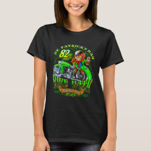 T-shirt St Patricku2019s Journée de Vélo Semaine Daytona B