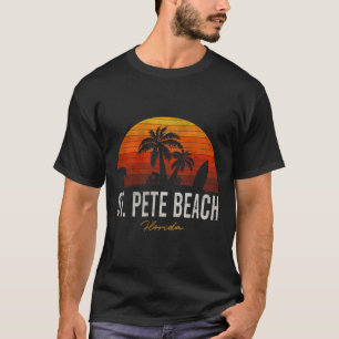 T-shirt St Pete Beach Floride Fl Palms Surf de vacances so