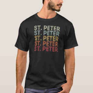 T-shirt St Peter Minnesota MN St Peter MN Rétro Vintage Te