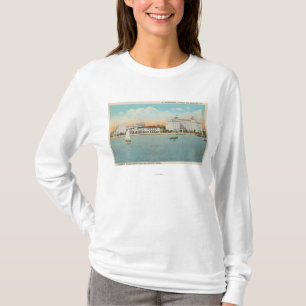 T-shirt St Petersburg, FL - vue de bord de mer de Soreno
