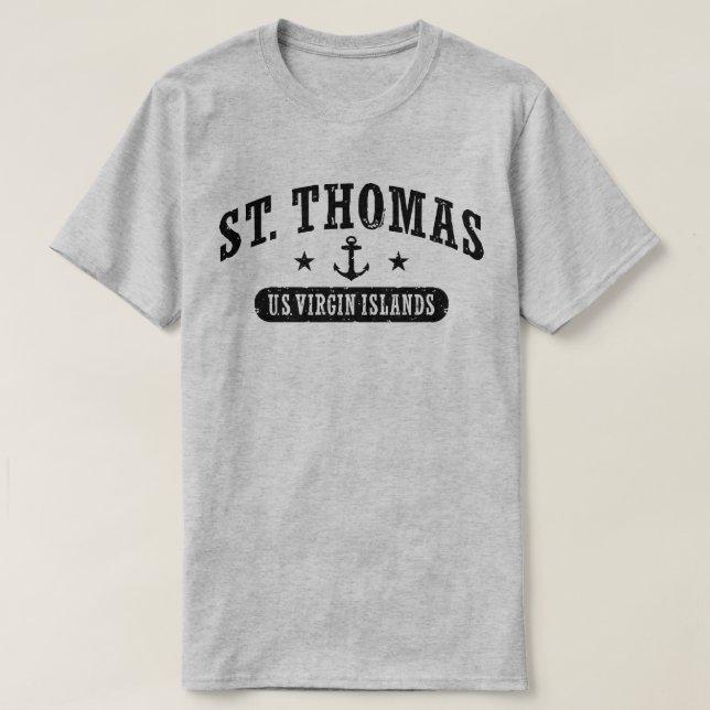T-shirt St. Thomas Iles Vierges américaines (Design devant)