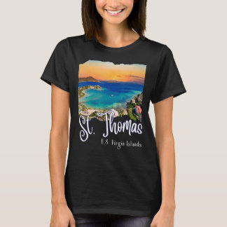 T-shirt St. Thomas Iles Vierges américaines Vacances St. T