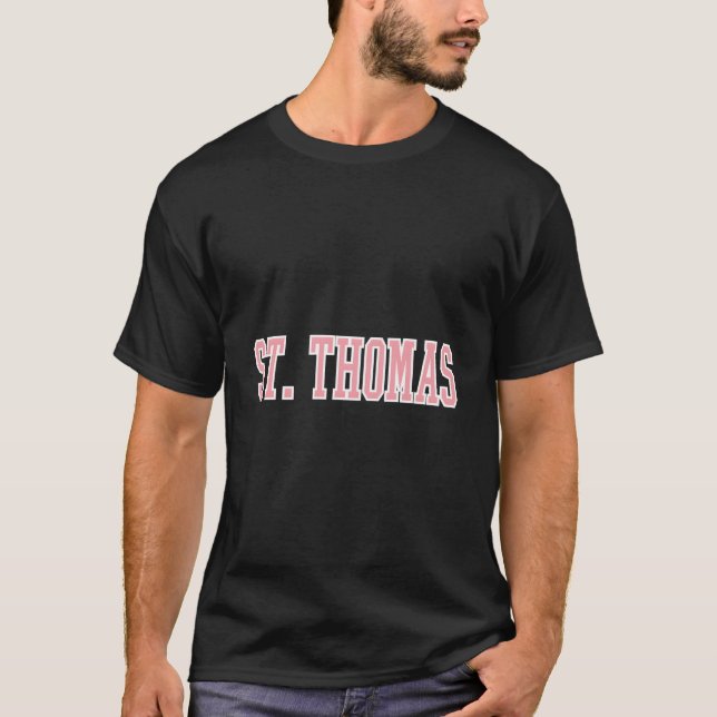 T-shirt St Thomas Usvi K Varsity Style (Devant)