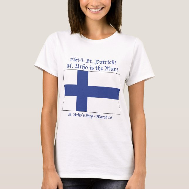 T-shirt St Urho est l'homme (Devant)
