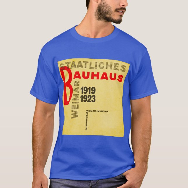 T-shirt Staatliches Bauhaus in Weimar Poster (Devant)
