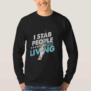 T-shirt Stab Personnes Vivant Sauveur de Vie Phlebotomie S