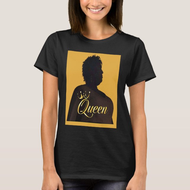 T-shirt STACEY ABRAMS QUEEN Civil Rights Georgia Runoff Fl (Devant)