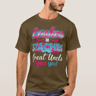 T-shirt Staches ou coups de fouet Grand oncle vous aime me
