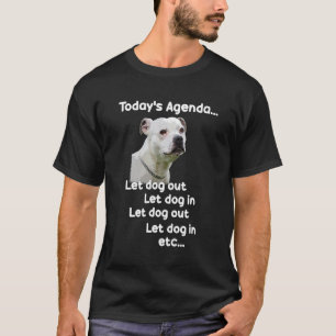 T-shirt Stafffordshire Staffy Bull Terrier drôle chien de 