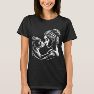 T-shirt Staffordshire Bull Terrier Dog Mom Mothers Day