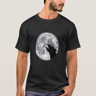 T-shirt Staffordshire Bull Terrier Ou Pitbull Howling À T
