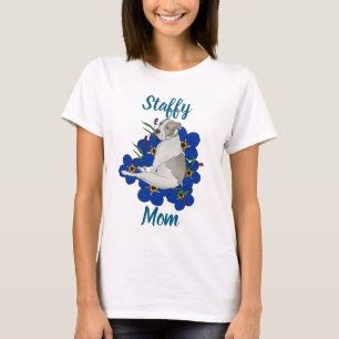 T-shirt Staffy Mom – Art Staffordshire Bull Terrie