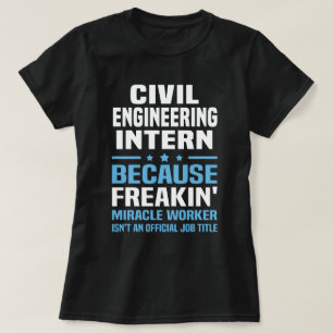 T-shirt Stagiaire en génie civil
