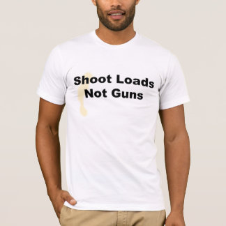 T-shirt (Stain05) Charges de pousse, pas armes à feu