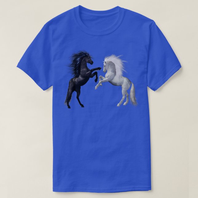T-shirt Stallions de chevaux sauvages (Design devant)
