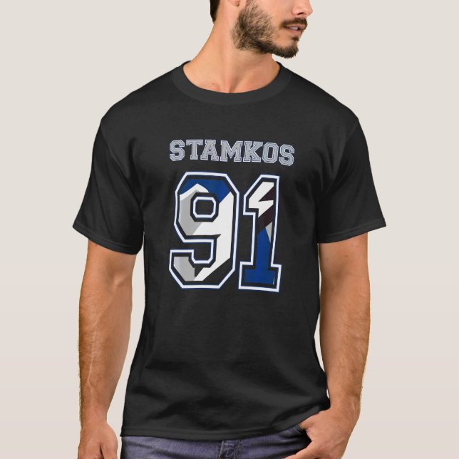 T-shirt Stamkos 91 Stammer Tampa Bay Professional Ice Hock (Devant)