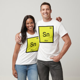 T-shirt Stan Nom Chimie Élément Tableau Périodique
