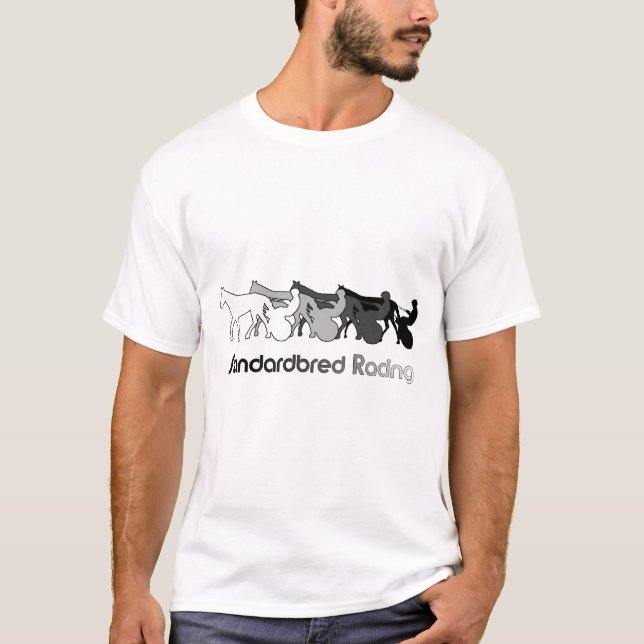T-shirt Standardbred emballant la silhouette (Devant)