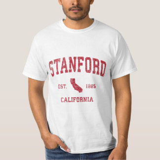 T-shirt Stanford Californie CA Vintage Sports Design Red P