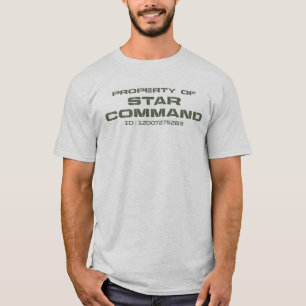 T-shirt Star Command, propriété