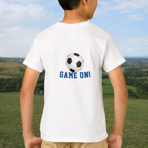 T-shirt Star de footballeur ajouter un nom et une légende