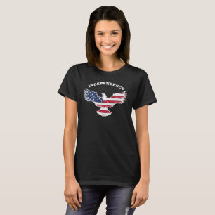 T-shirt Star Eagle Patriotique Américaine Stripes Indépend
