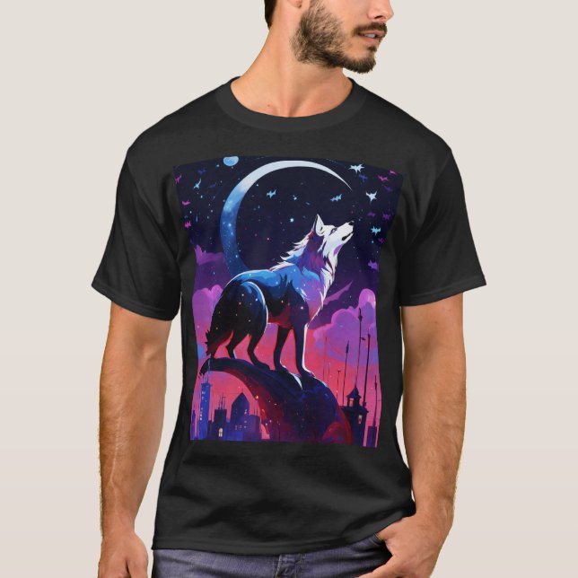 T-shirt Star Fox Lune - Forêt Mystique De (Devant)