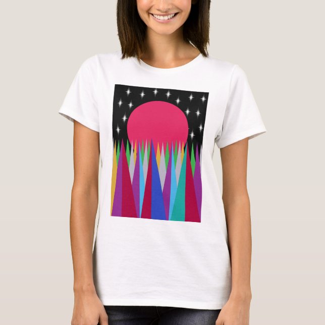 T-shirt Star Sunset (Devant)