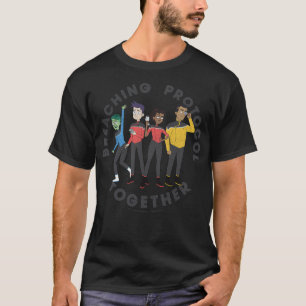 T-shirt Star Trek Decks Inférieurs Débrayant le protocole 