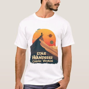 T-shirt Star Wanderer : Retro Cosmic Tee