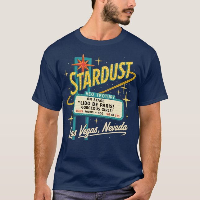 T-shirt Stardust Lido De Paris (3) (Devant)