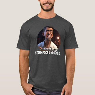 T-shirt Stark Face Déverrouillé Funny Jazz