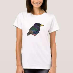 T-shirt Starling européen Birdorable