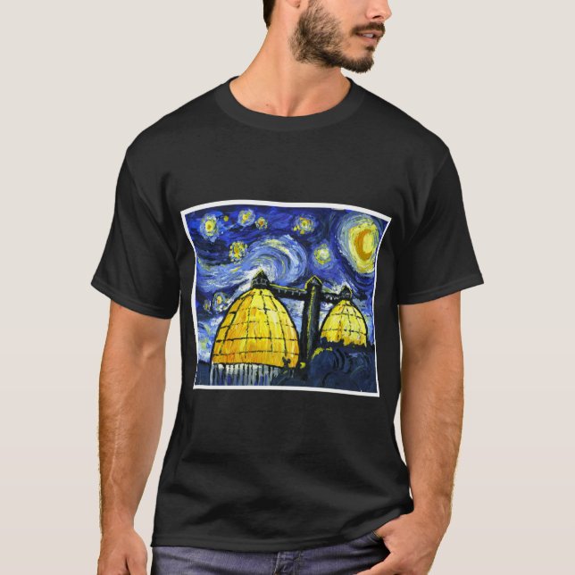 T-shirt Starry Night in Dundalk (Devant)