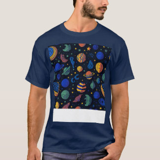 T-shirt Starry Night Planet Motif Design pour Space Lover