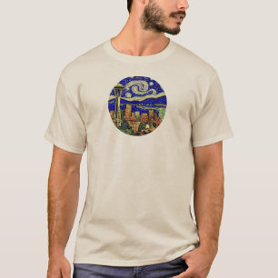 T-shirt Starry Night Seattle Washington