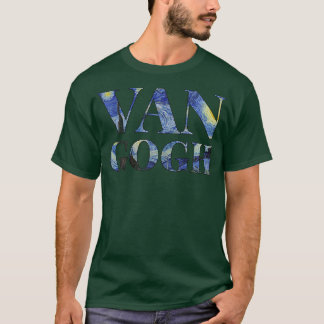 T-shirt Starry Night Van Gogh Art Painting Vincent Van Gog