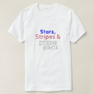 T-shirt Stars, bandes & Droits des citoyens