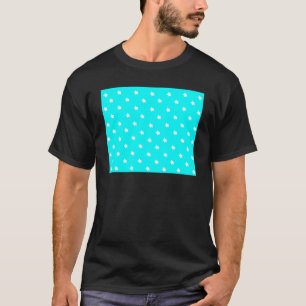 T-shirt Stars Cyan White Le MUSÉE Zazzle Cadeaux