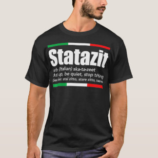 T-shirt Statazit Italien Épingle Anglais Signification Shu