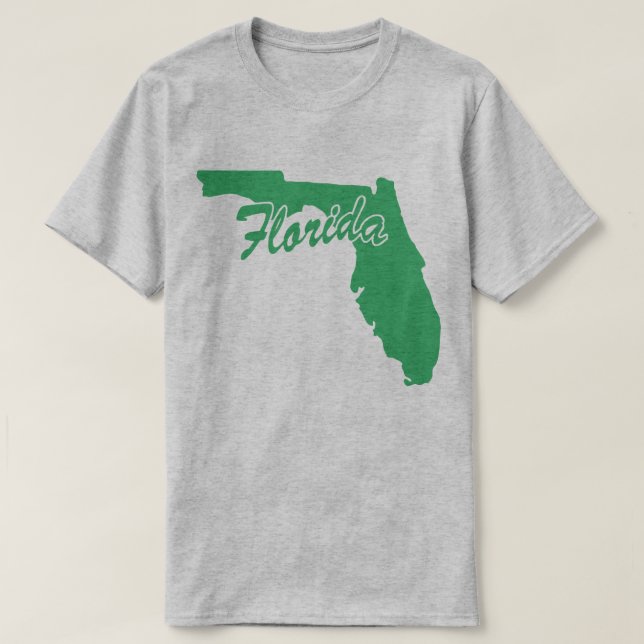 T-shirt State Of Florida Shape (Design devant)