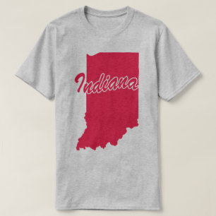 T-shirt State Of Indiana Shape