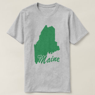 T-shirt State Of Maine Shape