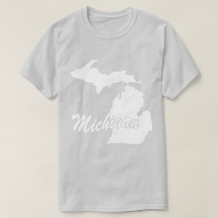 T-shirt State Of Michigan Shape